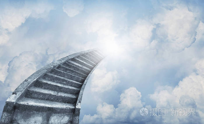 天堂梯子图片素材,天堂阶梯断了的图片